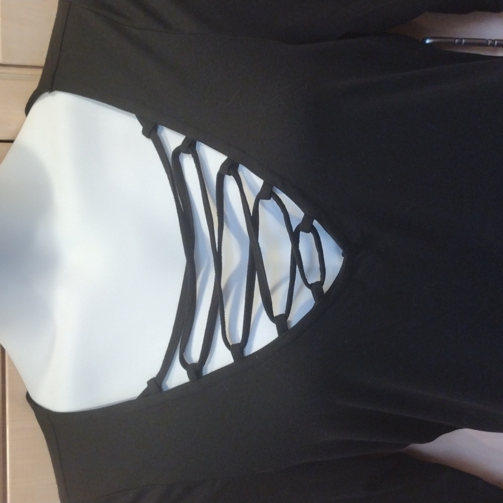 🖤Torrid Black Lace Up Top - Picture 2 of 6